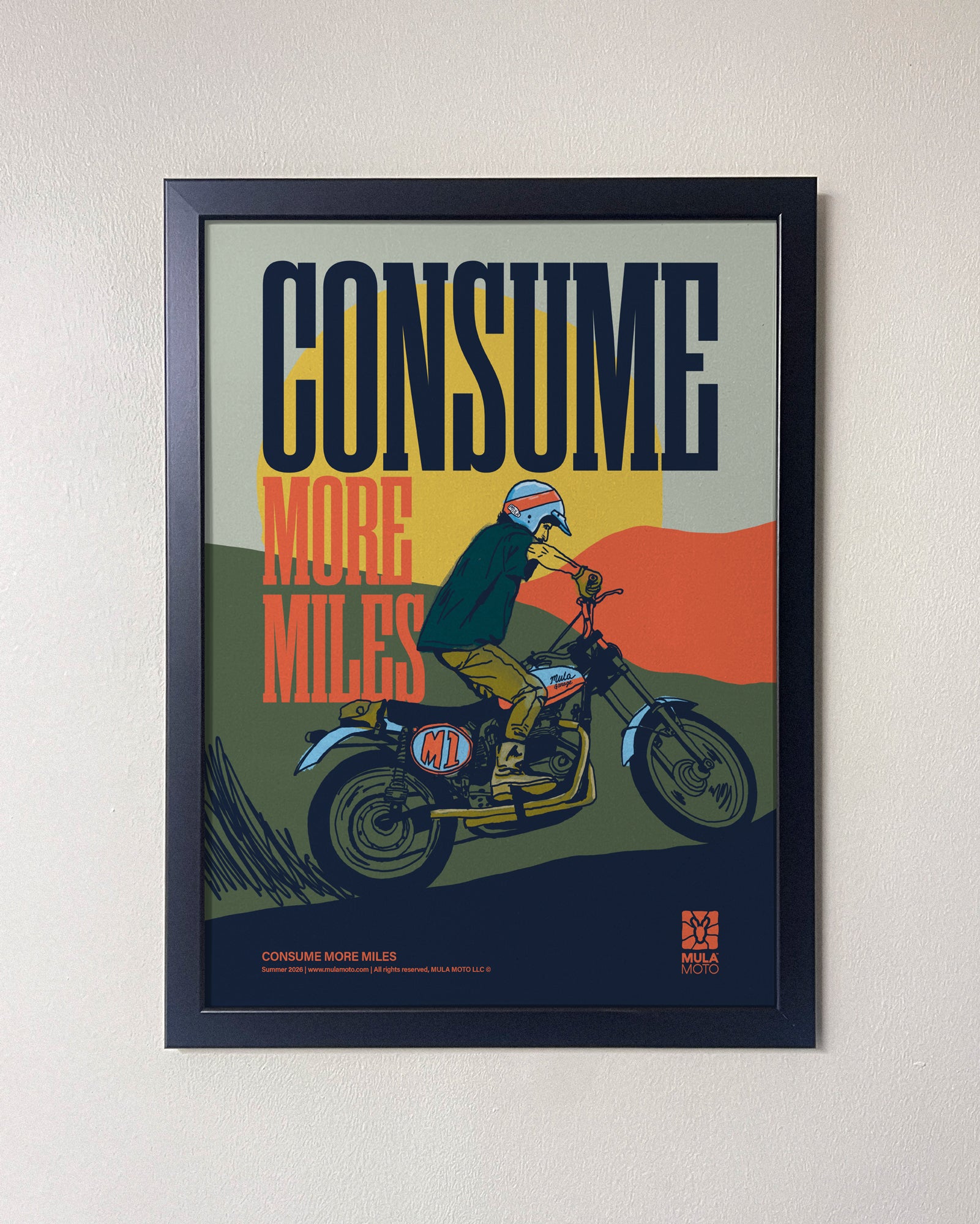Consume More Miles - Poster