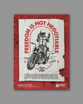 Freedom is not negotiable - Poster