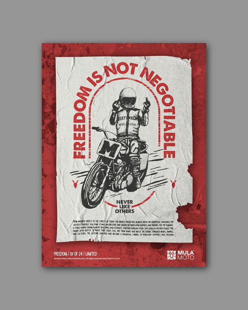 Freedom is not negotiable - Poster