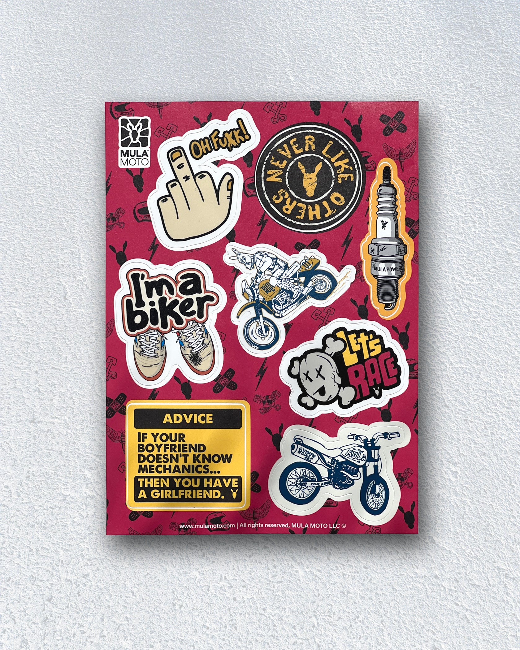 Mula Moto Stickers Pack 02